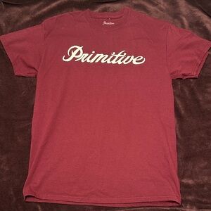 Primitive Men's Burgundy T-Shirt